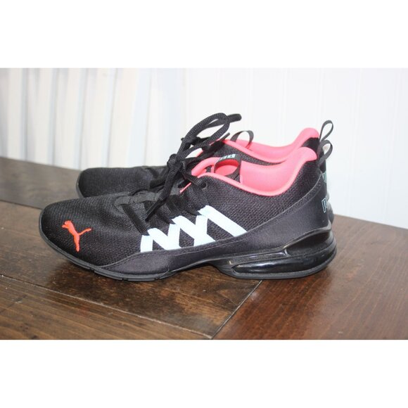 Puma Riaze Prowl Womens Black & Pink Running Shoes Size 8.5 Athletic Sneakers - Picture 3 of 7
